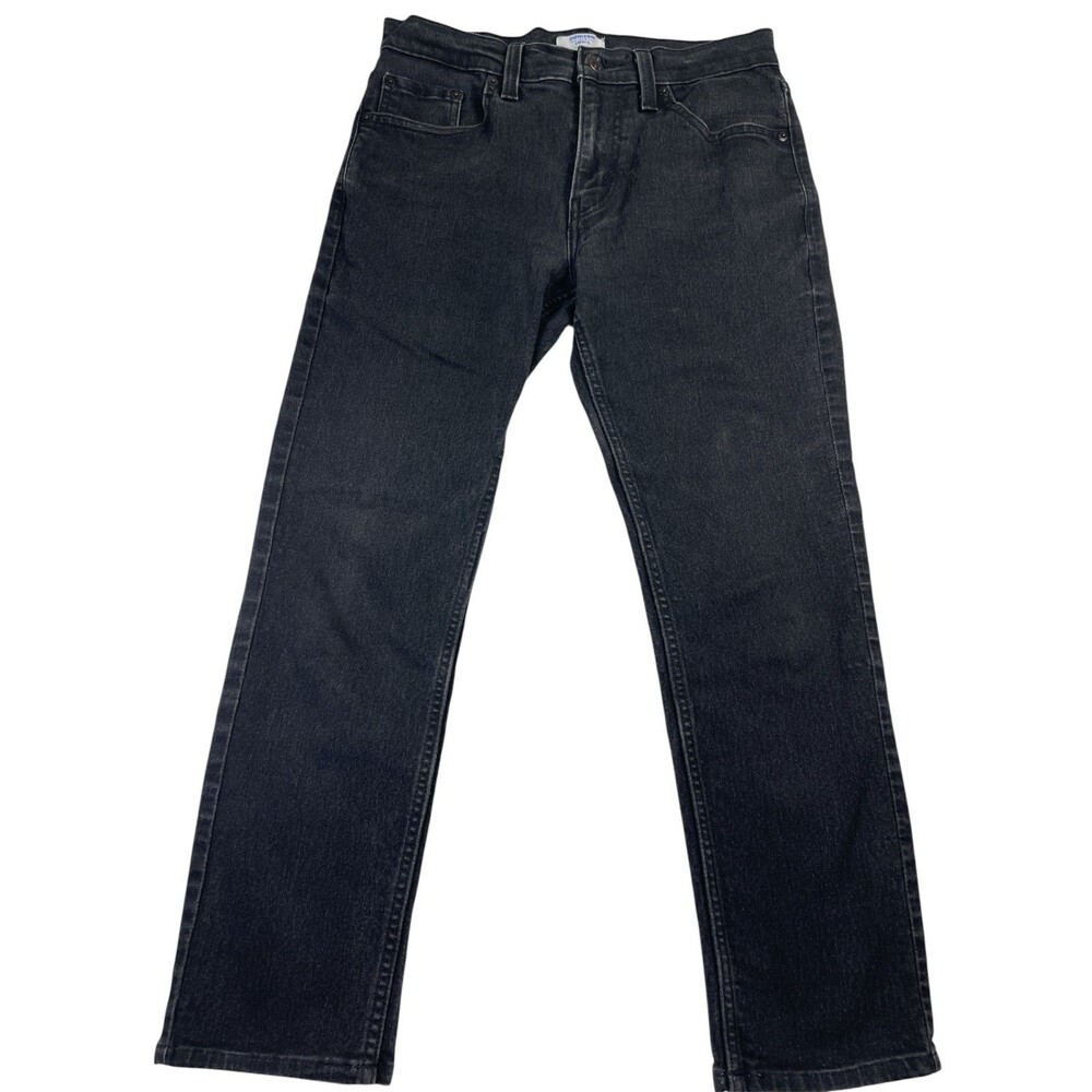 Denizen Levi's Jeans Men's 30 x 30 Black Denim Cotton Slim Fit Mid-Rise Straight